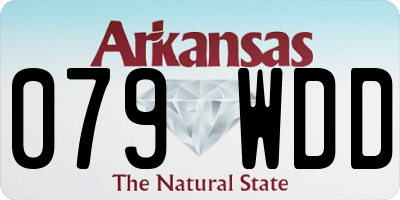 AR license plate 079WDD
