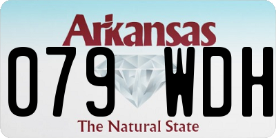 AR license plate 079WDH