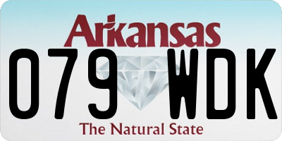 AR license plate 079WDK