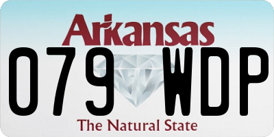 AR license plate 079WDP