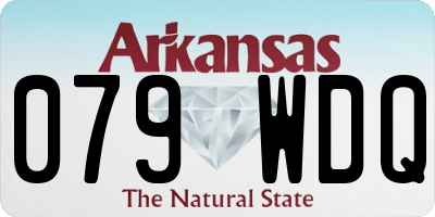 AR license plate 079WDQ
