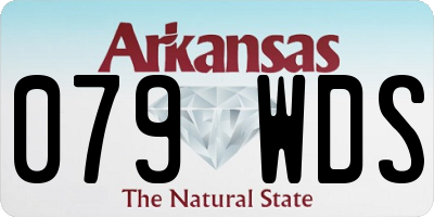 AR license plate 079WDS