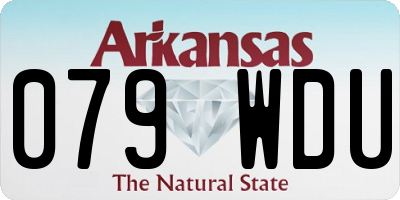 AR license plate 079WDU