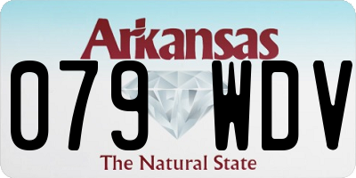 AR license plate 079WDV