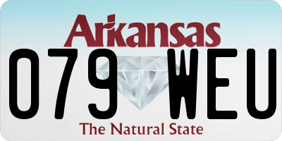 AR license plate 079WEU