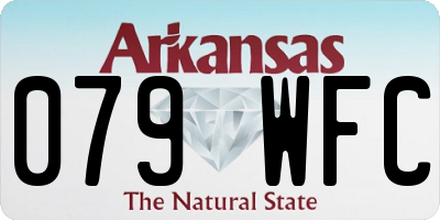 AR license plate 079WFC