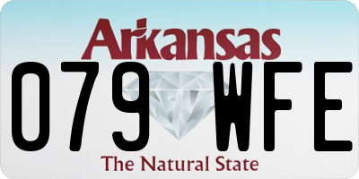 AR license plate 079WFE