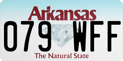 AR license plate 079WFF