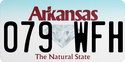 AR license plate 079WFH