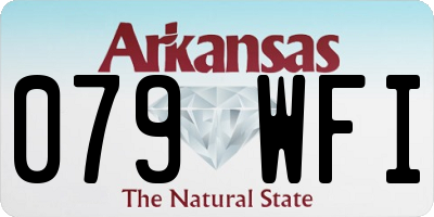 AR license plate 079WFI