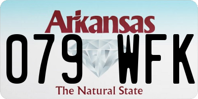 AR license plate 079WFK