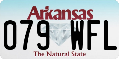 AR license plate 079WFL