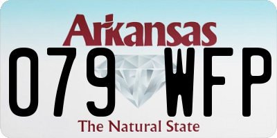 AR license plate 079WFP