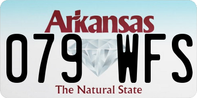 AR license plate 079WFS
