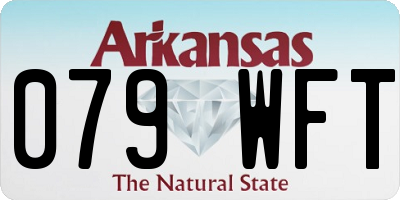 AR license plate 079WFT