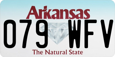AR license plate 079WFV