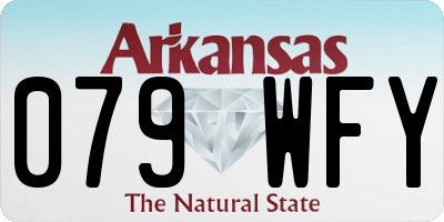 AR license plate 079WFY