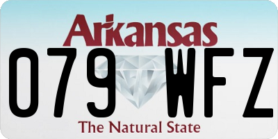 AR license plate 079WFZ