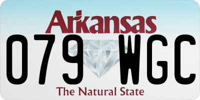 AR license plate 079WGC