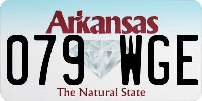 AR license plate 079WGE