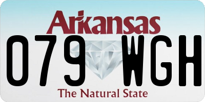 AR license plate 079WGH