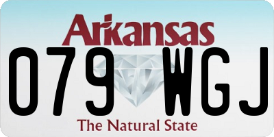 AR license plate 079WGJ