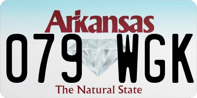 AR license plate 079WGK