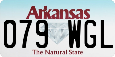 AR license plate 079WGL