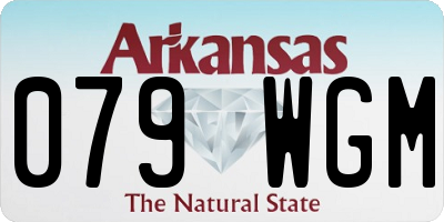 AR license plate 079WGM