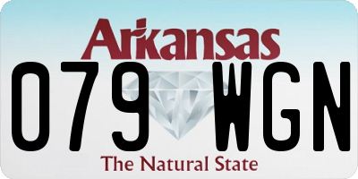 AR license plate 079WGN