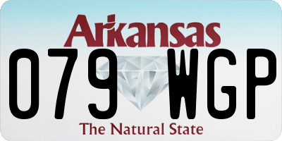 AR license plate 079WGP