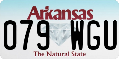 AR license plate 079WGU