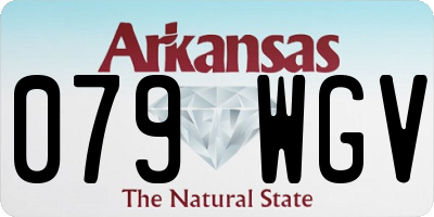 AR license plate 079WGV