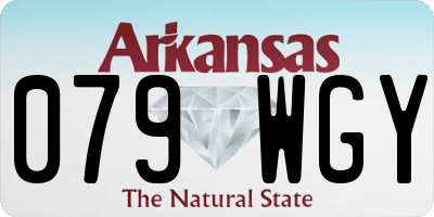 AR license plate 079WGY