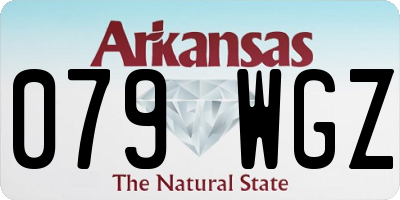 AR license plate 079WGZ