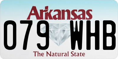 AR license plate 079WHB