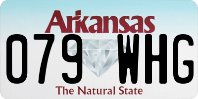 AR license plate 079WHG