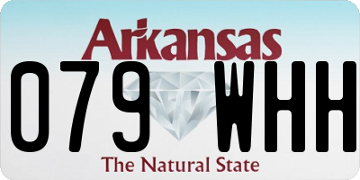 AR license plate 079WHH