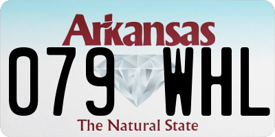AR license plate 079WHL