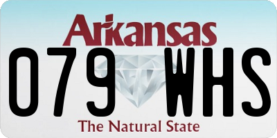 AR license plate 079WHS
