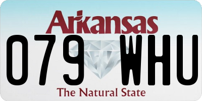 AR license plate 079WHU