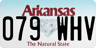AR license plate 079WHV