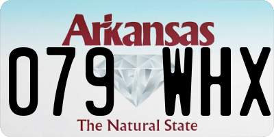 AR license plate 079WHX