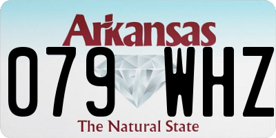 AR license plate 079WHZ