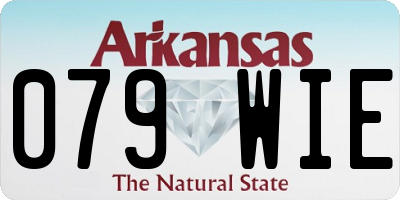 AR license plate 079WIE