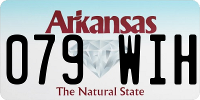 AR license plate 079WIH