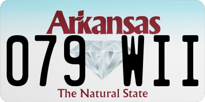AR license plate 079WII