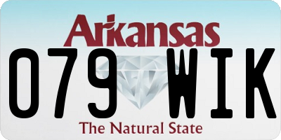 AR license plate 079WIK