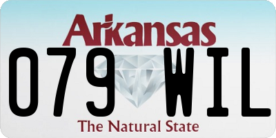 AR license plate 079WIL