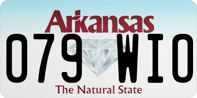 AR license plate 079WIO